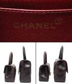 Chanel Handbag Parent Child Bag Top Handle Quilted Gold Lambskin — view 4