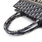 Dior Oblique Book Tote Canvas Navy — view 6