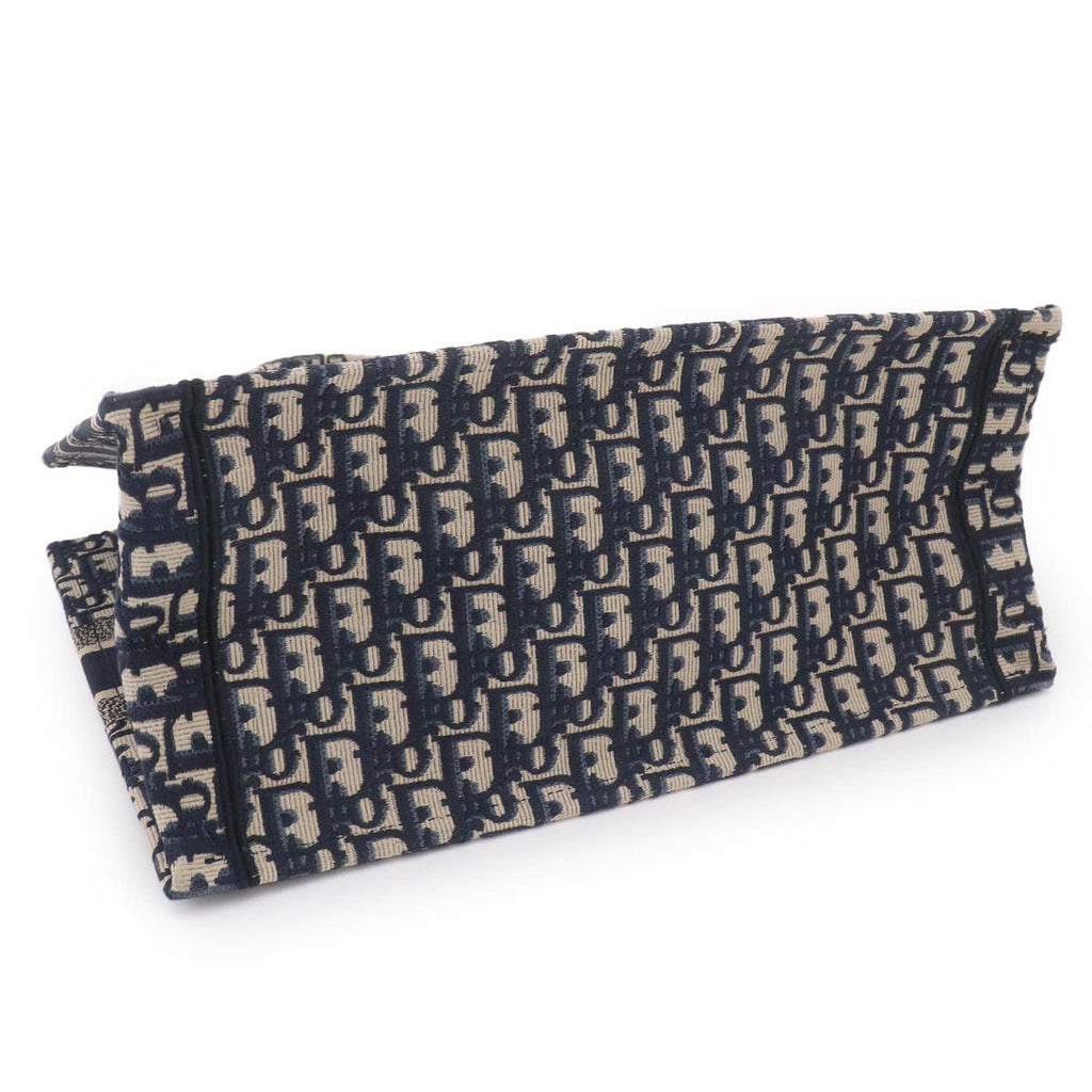 Dior Oblique Book Tote Canvas Navy — view 5