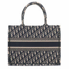 Dior Oblique Book Tote Canvas Navy — view 2