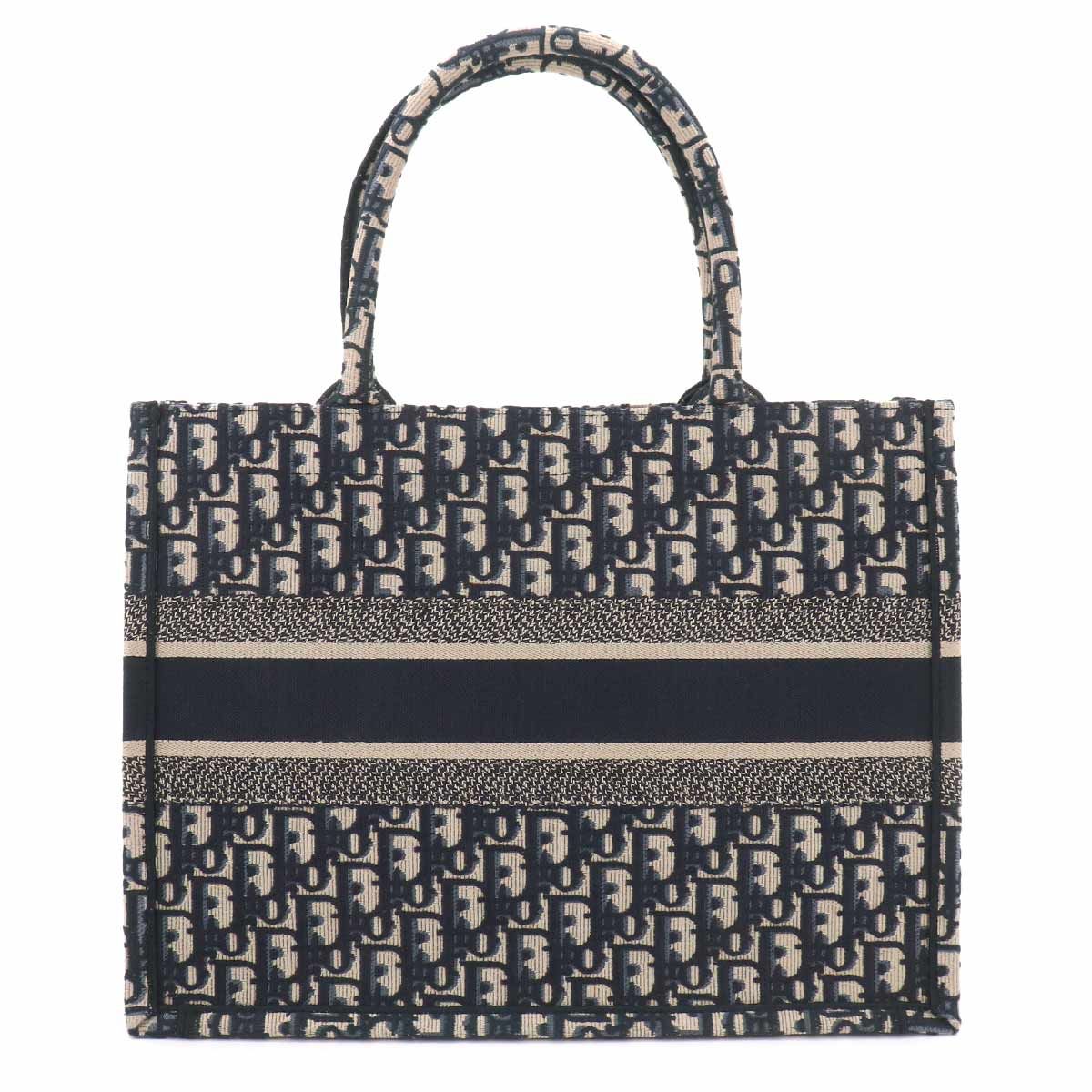 Dior Oblique Book Tote Canvas Navy — view 2