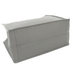 Dior Book Tote Leather Gray Medium — view 4