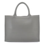 Dior Book Tote Leather Gray Medium — view 2