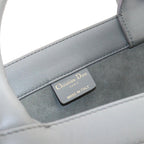 Dior Book Tote Leather Gray Medium — view 7