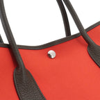 Hermes Garden Party PM Tote Toile Military Nego Negonda Orange Poppy — view 8