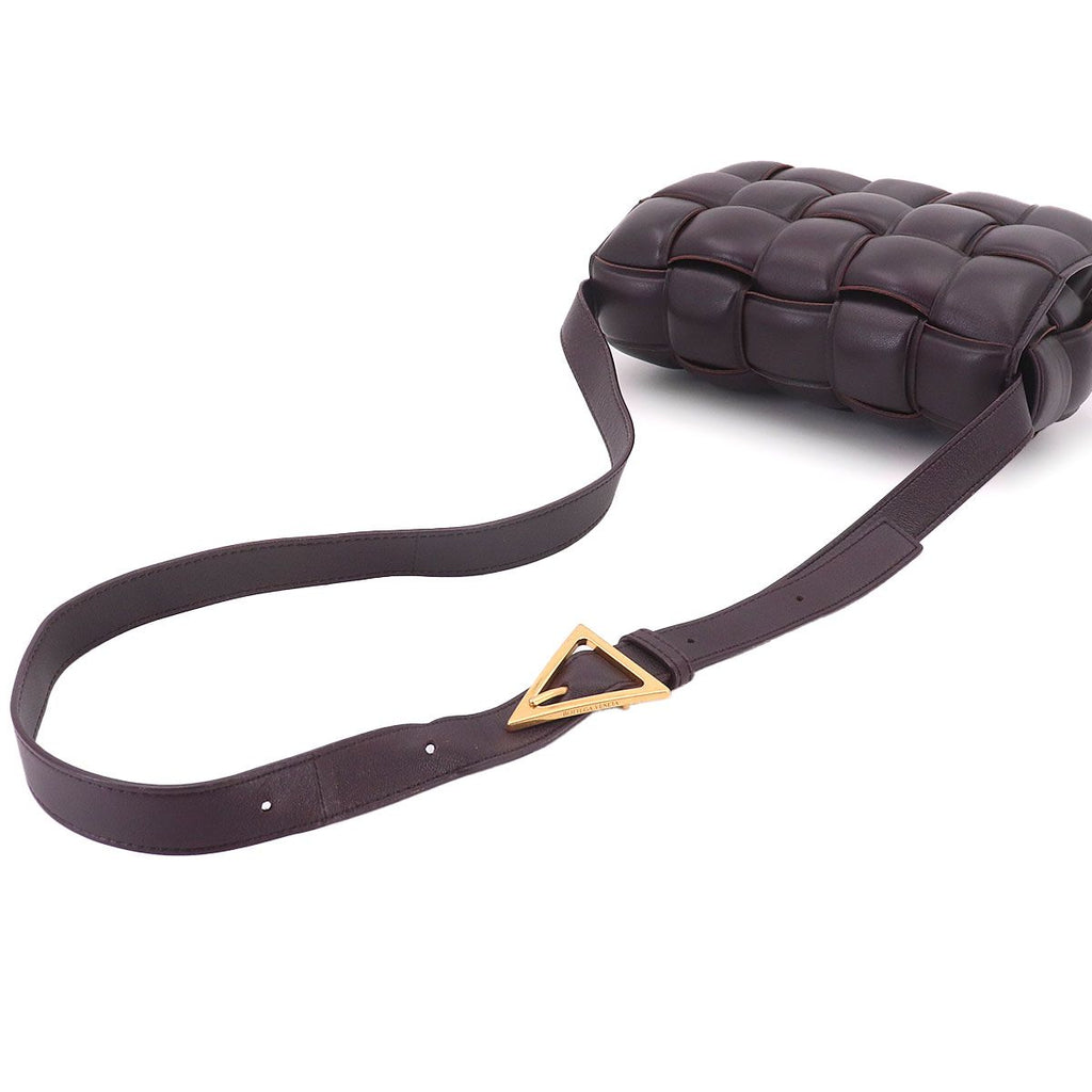 Bottega Veneta Intrecciato Padded Cassette Shoulder Bag Leather Purple — view 5