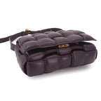 Bottega Veneta Intrecciato Padded Cassette Shoulder Bag Leather Purple — view 4