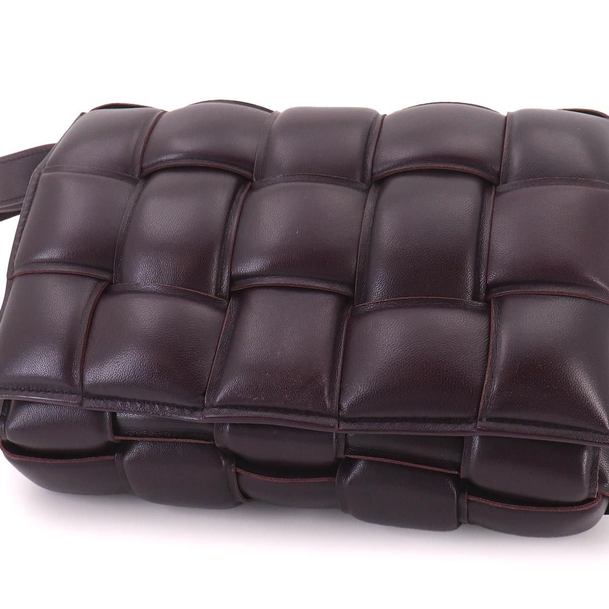 Bottega Veneta Intrecciato Padded Cassette Shoulder Bag Leather Purple — view 9