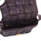 Bottega Veneta Intrecciato Padded Cassette Shoulder Bag Leather Purple — view 7