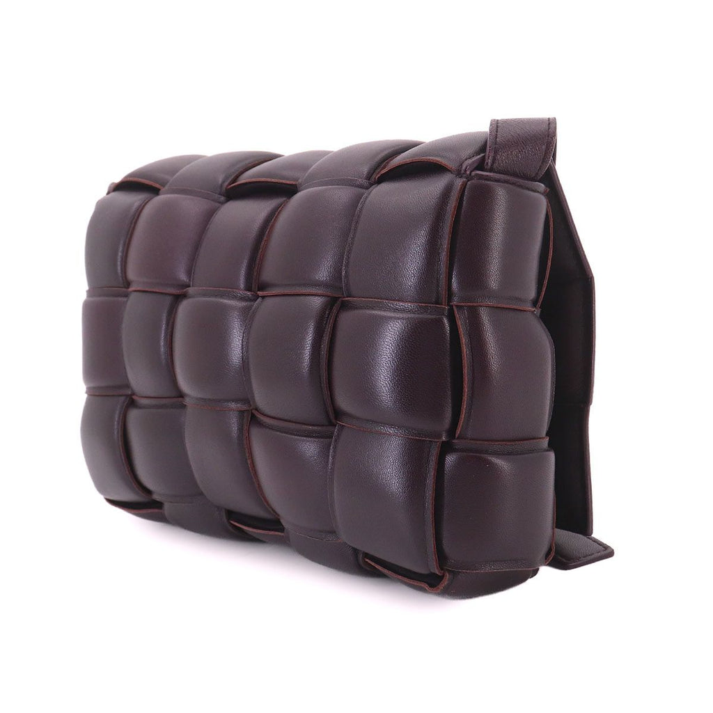 Bottega Veneta Intrecciato Padded Cassette Shoulder Bag Leather Purple — view 3