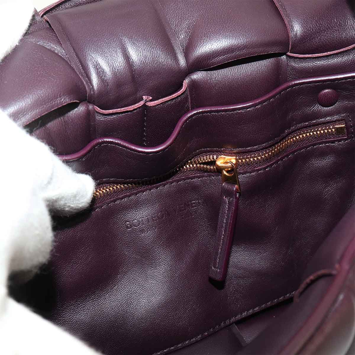 Bottega Veneta Intrecciato Padded Cassette Shoulder Bag Leather Purple — view 8