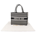 Dior Book Tote Canvas Black Houndstooth — view 2