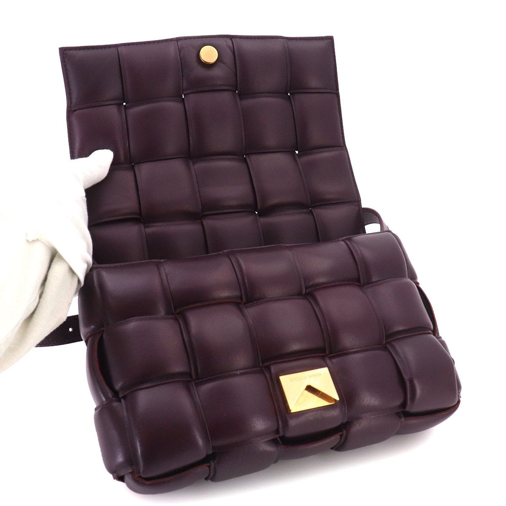 Bottega Veneta Intrecciato Padded Cassette Shoulder Bag Leather Purple — view 6