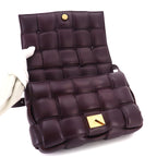 Bottega Veneta Intrecciato Padded Cassette Shoulder Bag Leather Purple — view 6