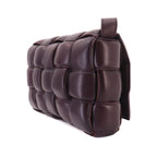 Bottega Veneta Intrecciato Padded Cassette Shoulder Bag Leather Purple — view 3