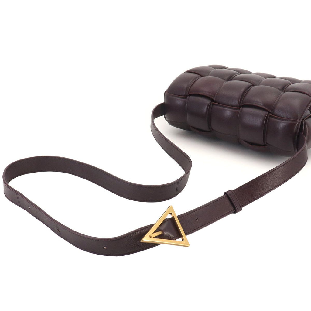 Bottega Veneta Intrecciato Padded Cassette Shoulder Bag Leather Purple — view 5