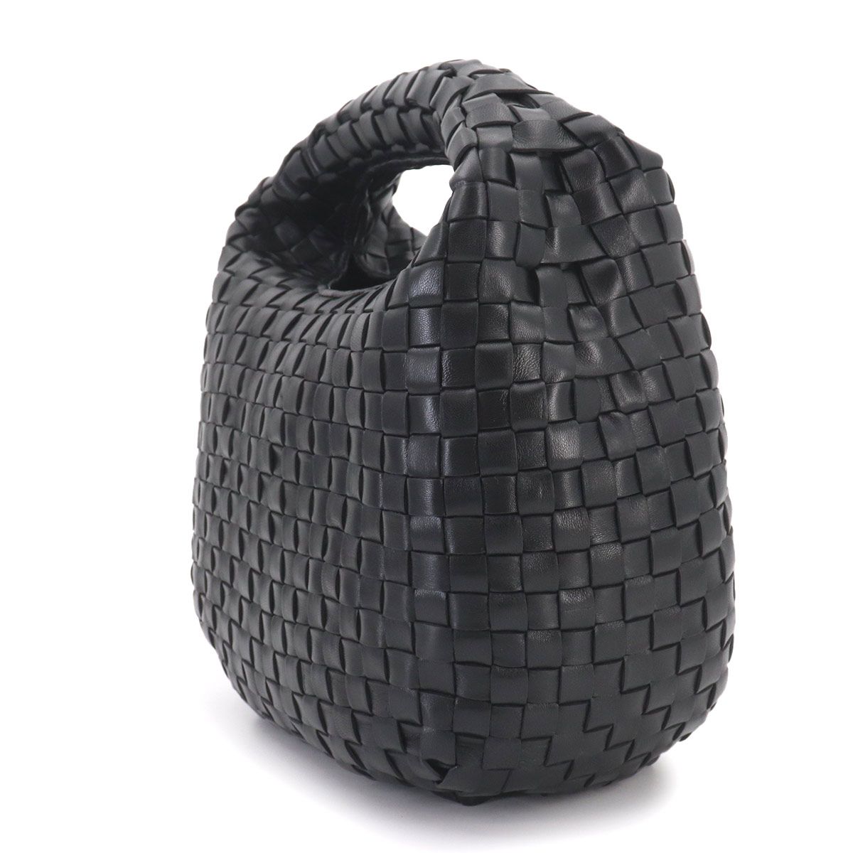 Bottega Veneta Intrecciato Hobo Hand Leather Black — view 3