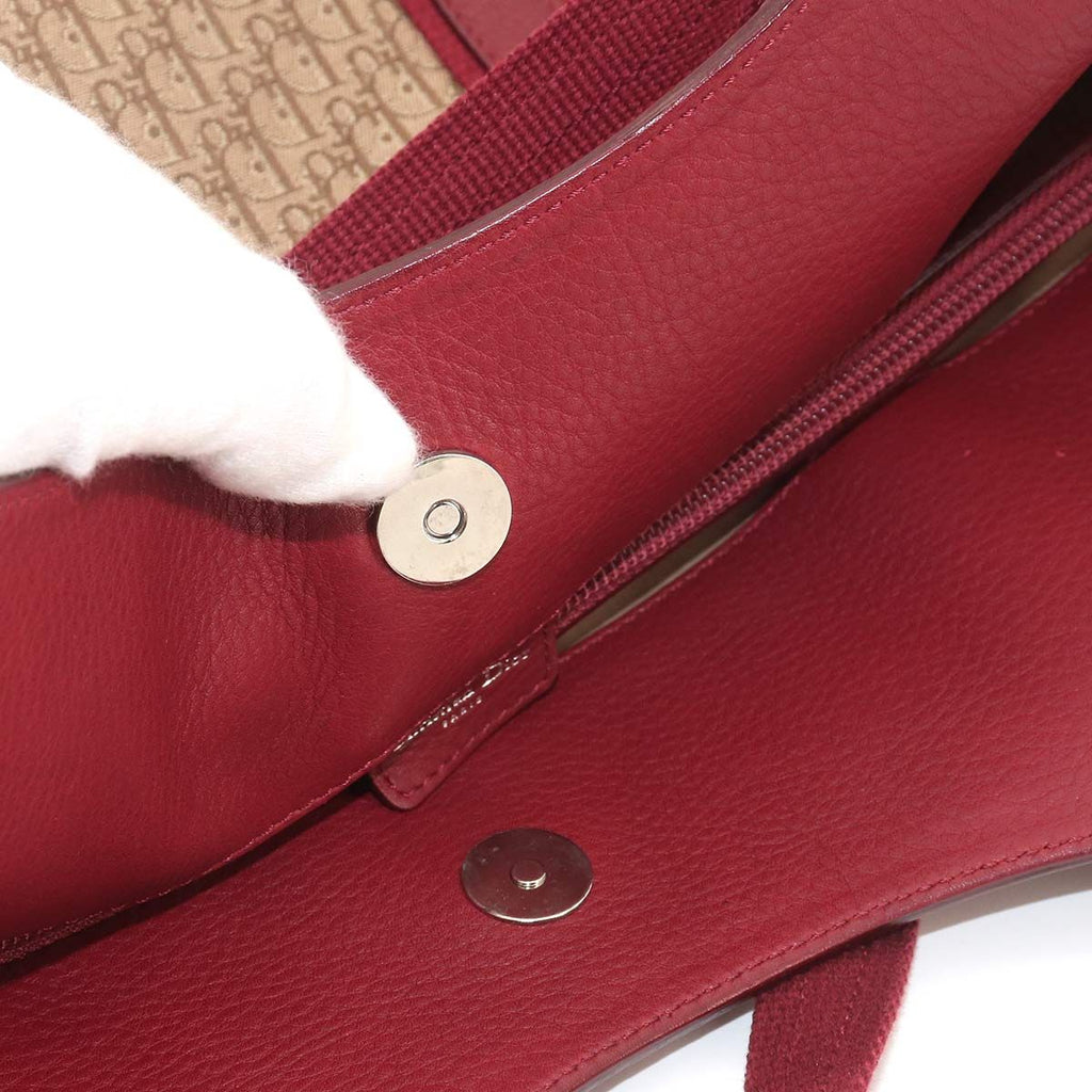Dior Street Chic Trotter Tote Canvas Leather — view 8