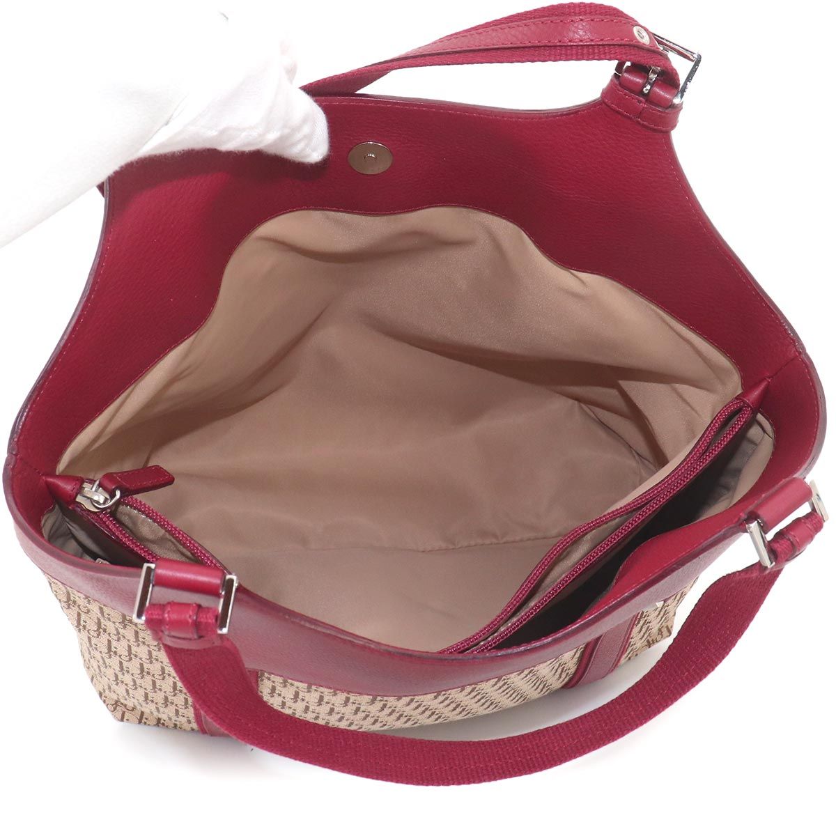 Dior Street Chic Trotter Tote Canvas Leather — view 7
