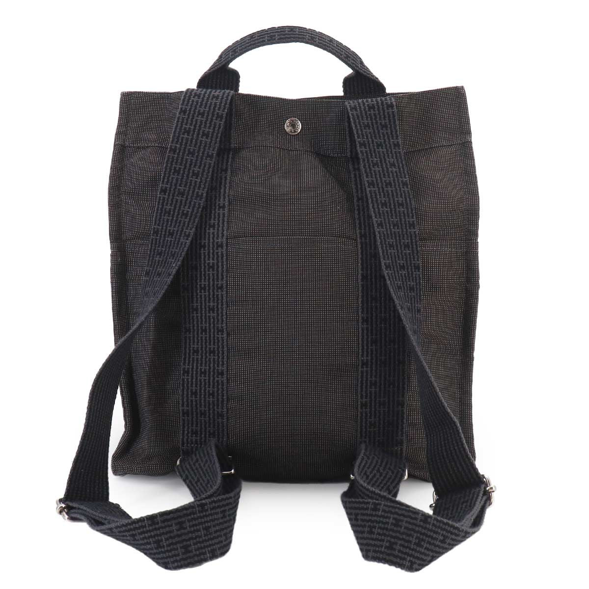 Hermes Her Line Sac a Dos Backpack Canvas Gray Ad PM — view 2