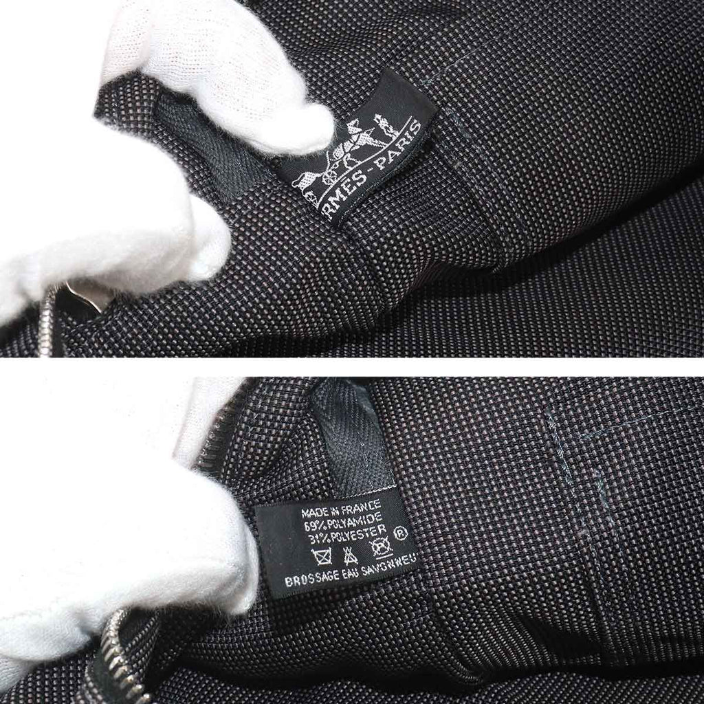 Hermes Her Line Sac a Dos Backpack Canvas Gray Ad PM — view 7