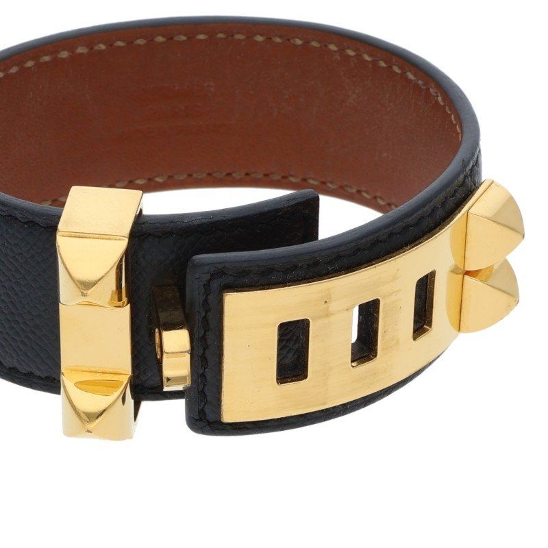 Hermes Collier de Chien 24 Epsom Leather Bracelet T2 — view 4