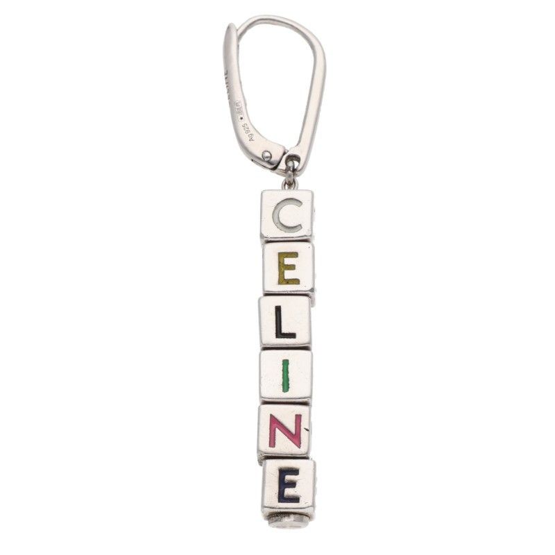 Celine Logo Cube Earrings — view 5