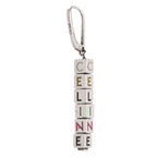 Celine Logo Cube Earrings — view 2