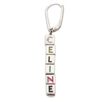 Celine Logo Cube Earrings — view 4