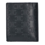 Celine Triomphe Logo Embossed Compact Wallet — view 2