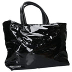 Saint Laurent Paris Logo Patent Maxi Tote — view 2
