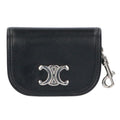 Celine Nano Besace Triomphe Shiny Calfskin Key Ring Card Case