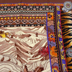 Hermes Carre 90 la Femme Aux Semelles de Vent Woman with Wind Footpads Scarf — view 3