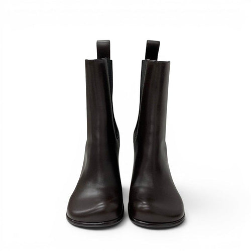 Bottega Veneta Boots Short Shoes Leather Brown Storm Chelsea Side Gore — view 2
