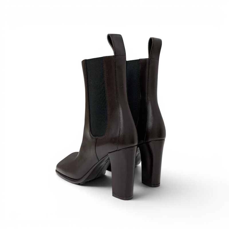 Bottega Veneta Boots Short Shoes Leather Brown Storm Chelsea Side Gore — view 4