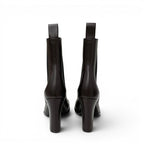 Bottega Veneta Boots Short Shoes Leather Brown Storm Chelsea Side Gore — view 5