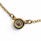 Tiffany & Co Elsa Peretti by the Yard Diamond Necklace 750 Yellow Gold — view 4