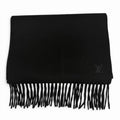 Louis Vuitton Cashmere Echarpe Jhelum LV Logo Embroidered Scarf with Fringe