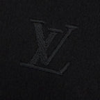 Louis Vuitton Cashmere Echarpe Jhelum LV Logo Embroidered Scarf with Fringe — view 5