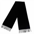 Louis Vuitton Cashmere Echarpe Jhelum LV Logo Embroidered Scarf with Fringe — view 4