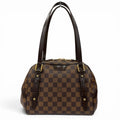 Louis Vuitton Damier Rivington PM Canvas Handbag Brown