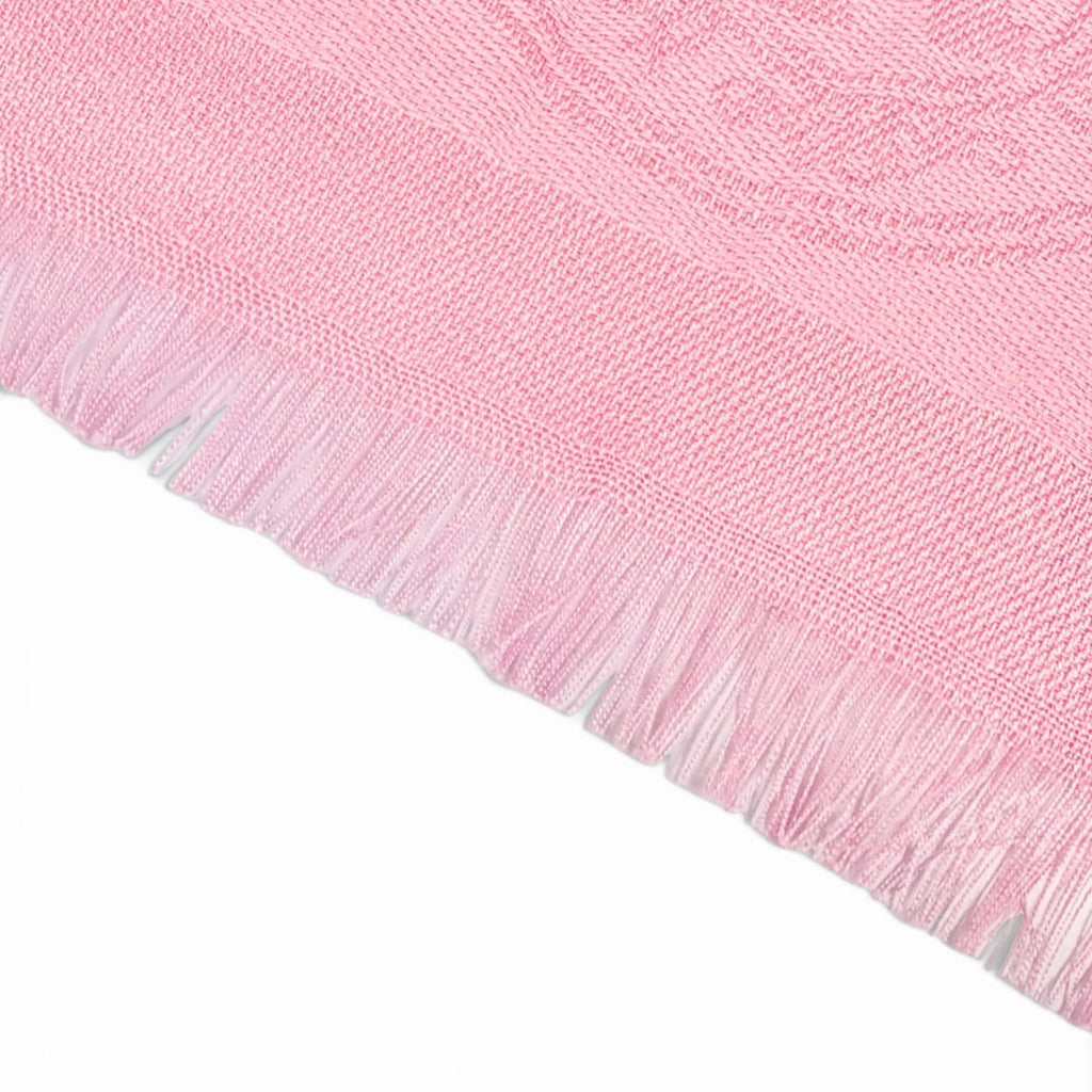 Hermes Logo Scarf Pink — view 5