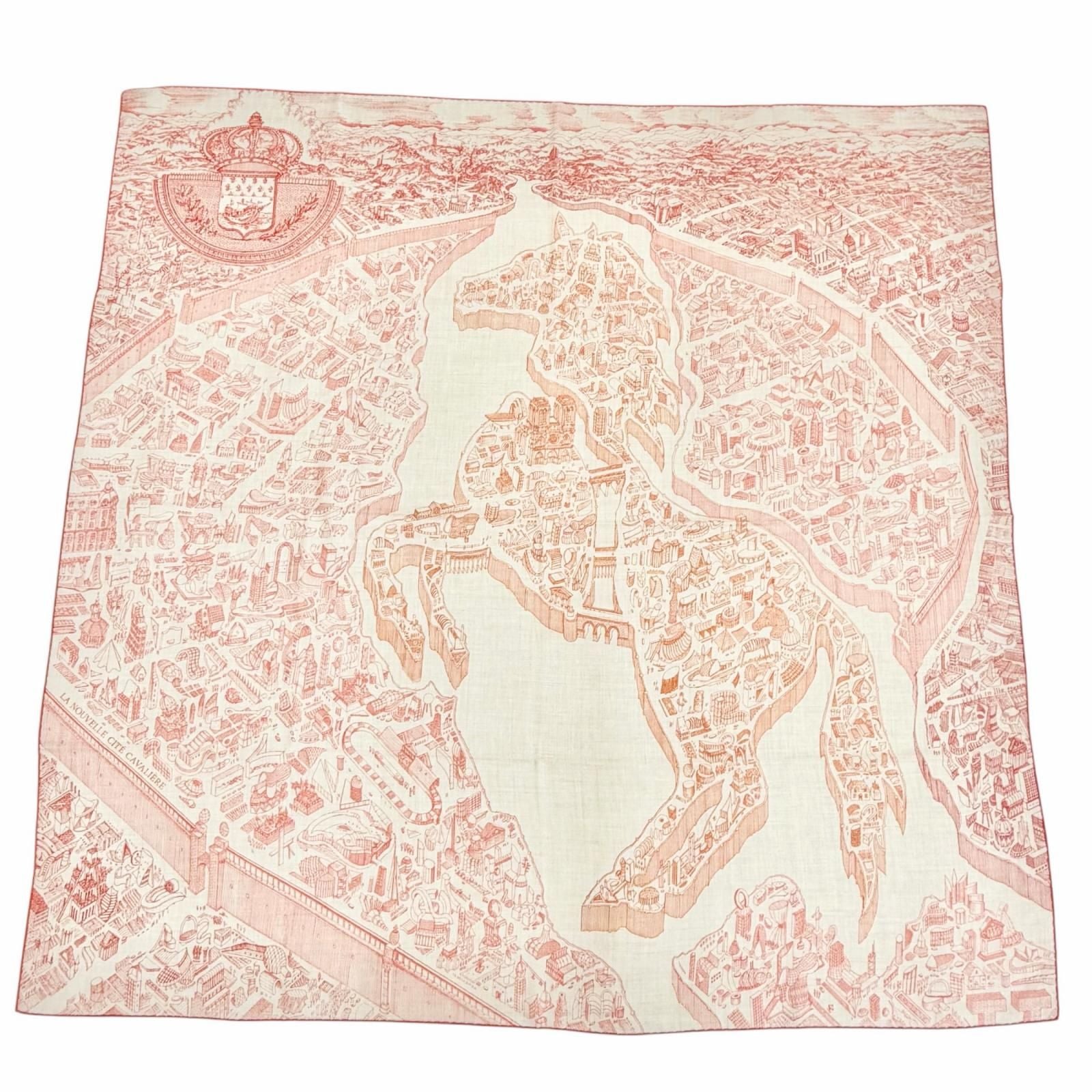 Hermes 251900 Scarf Orange