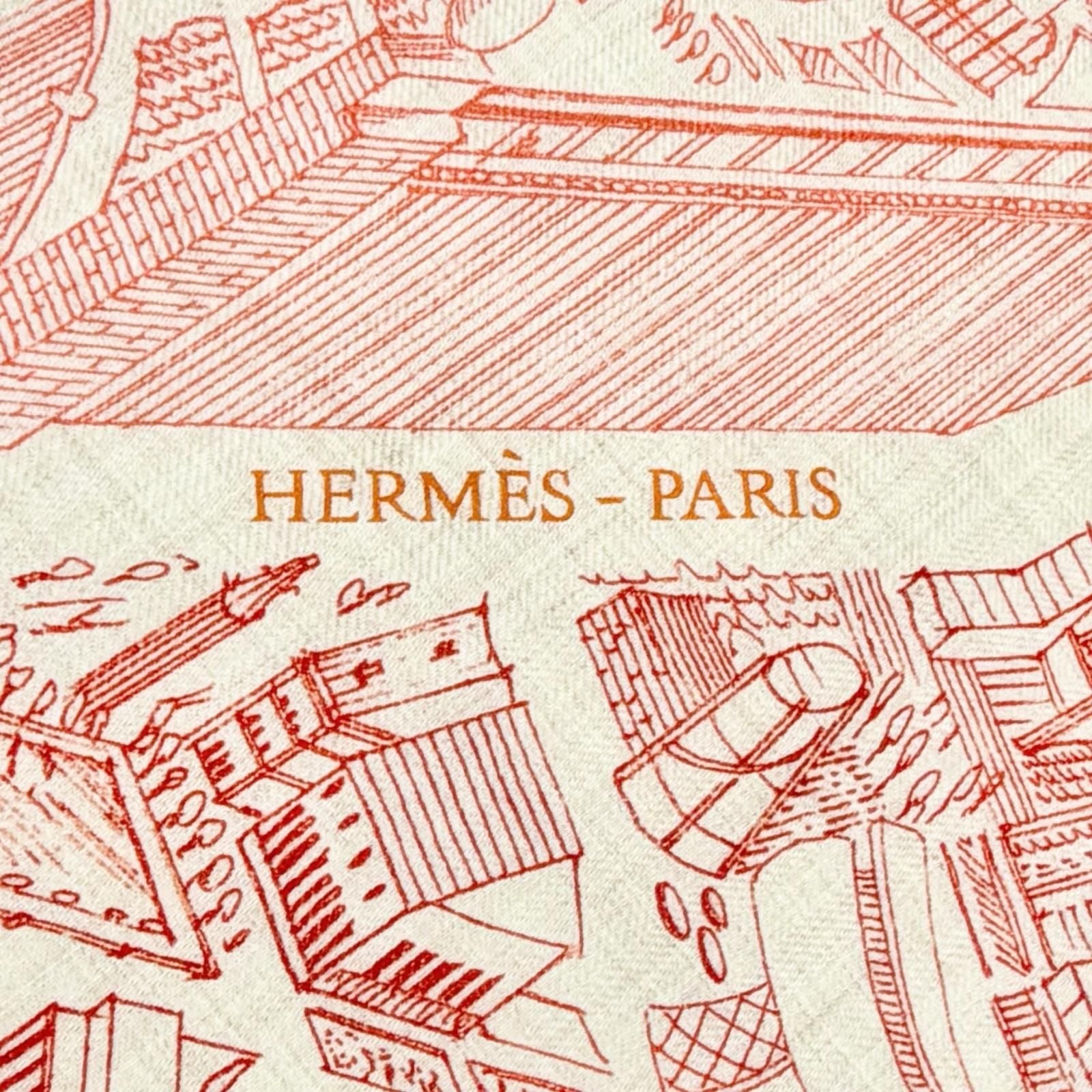 Hermes 251900 Scarf Orange — view 4