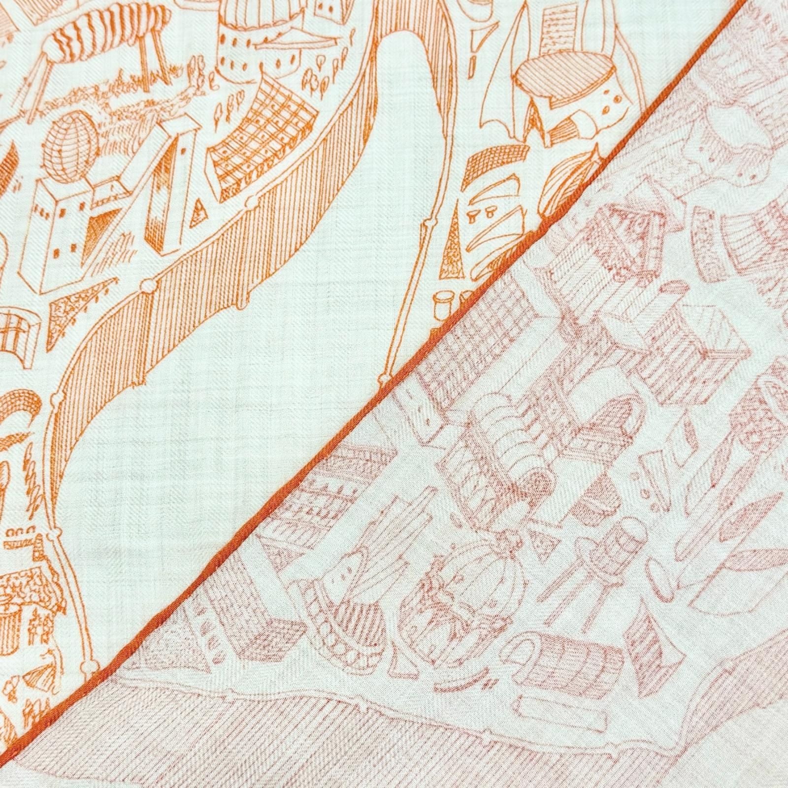 Hermes 251900 Scarf Orange — view 2
