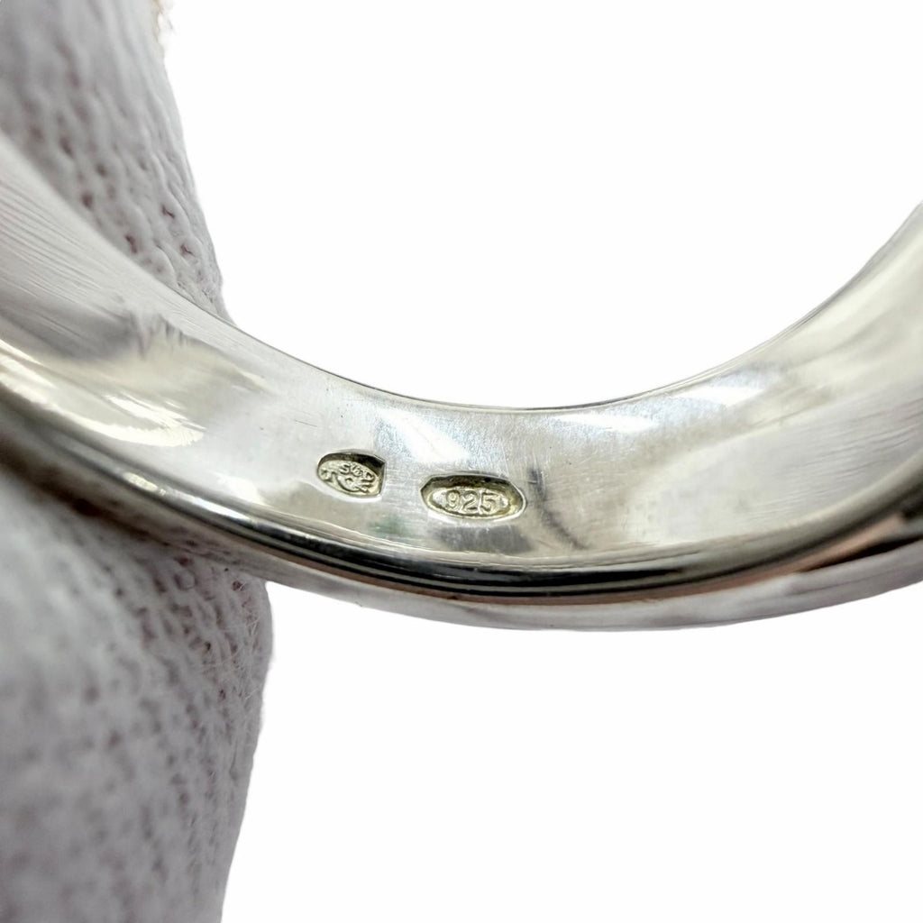 Gucci Spiral Ring Logo 925 Silver — view 6