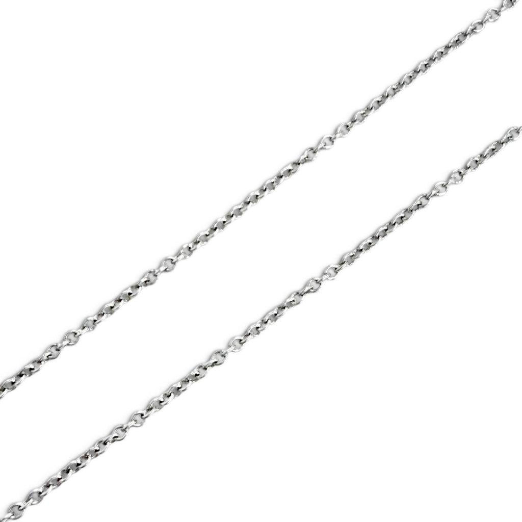 Tiffany & Co by the Yard Diamond Frame Diameter 5.0 Necklace Platinum — view 4