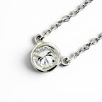 Tiffany & Co by the Yard Diamond Frame Diameter 5.0 Necklace Platinum — view 5