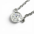 Tiffany & Co by the Yard Diamond Frame Diameter 5.0 Necklace Platinum