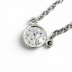 Tiffany & Co by the Yard Diamond Frame Diameter 5.0 Necklace Platinum